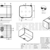Fuel tank for Scania 400L 670x700x980 - 1544778, 1878319, 1430731, 1112707, 1118967, 1515052, 1377344, 2501008, 1912529